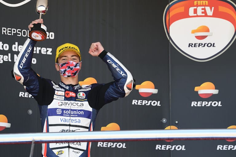 Für Izan Guevara ist es der zweite Saisonsieg nach Jerez