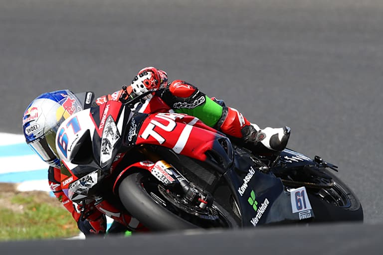 Can Öncü bei seinem Supersport-Debüt in Australien