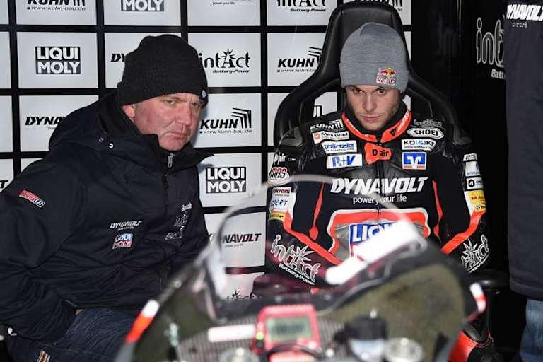 Teamchef Lingg mit Cortese