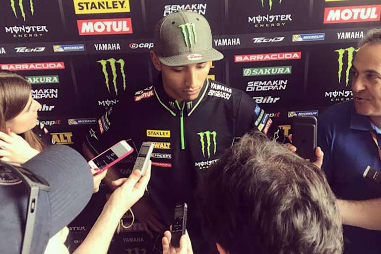 Yonny Hernandez in kleiner Journalisten-Runde