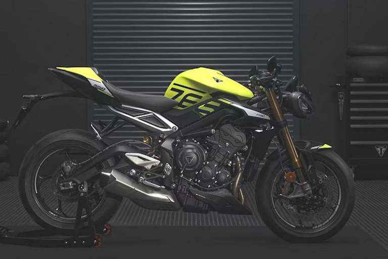 Derzeit einziger direkter kommerzieller Ableger des Moto2-Engagements: Triumph Street Triple als limitierte Moto2-Edition