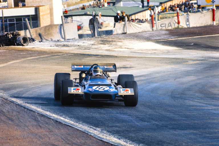 Johnny Servoz-Gavin im Grossen Preis von Spanien 1970 in Jarama