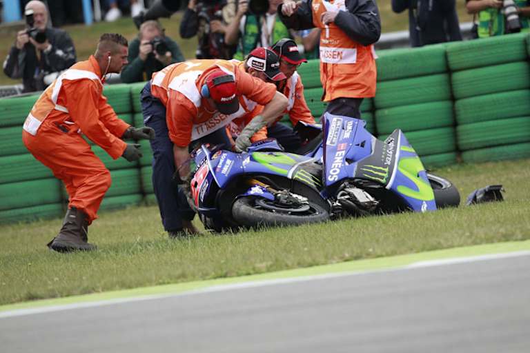 Durch den Crash verlor der Yamaha-Pilot die WM-Führung an Andrea Dovizioso