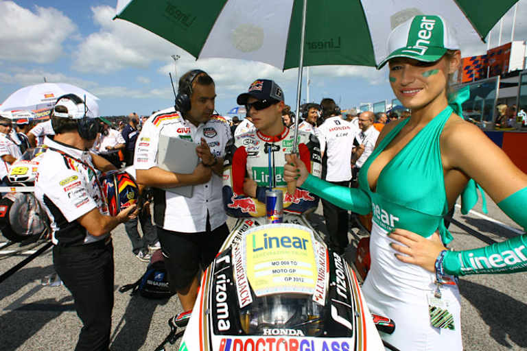 Stefan Bradl vor dem Start in Misano