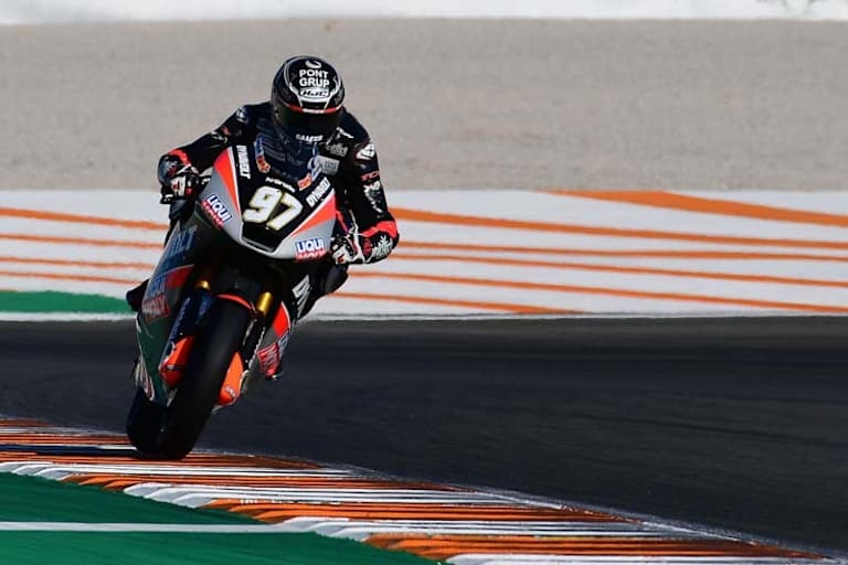 Xavi Vierge beim Valencia-Test noch auf der Suter