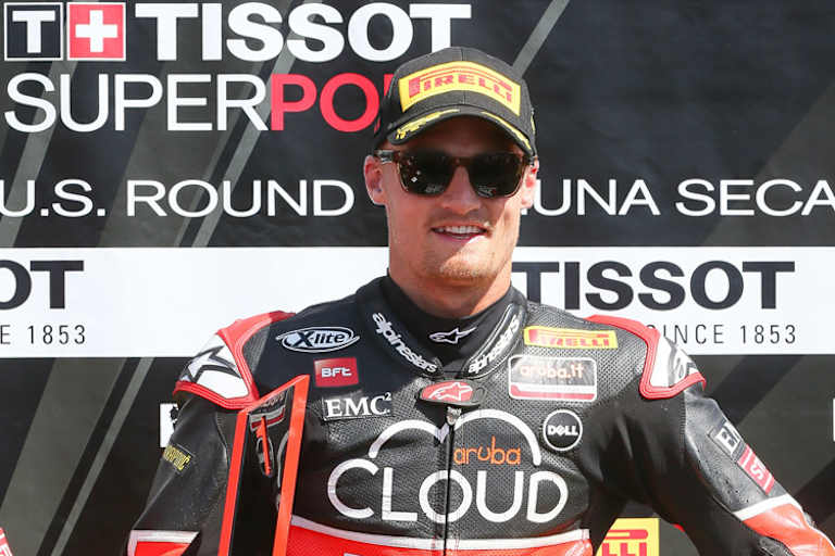 Nach der Superpole gewann Chaz Davies auch den ersten Lauf