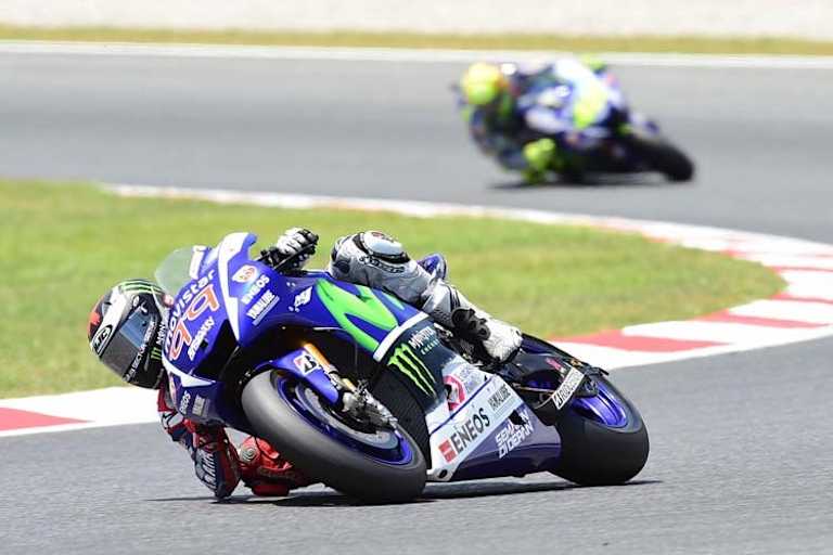 In den letzten vier Rennen hatte Jorge Lorenzo die Nase vorne