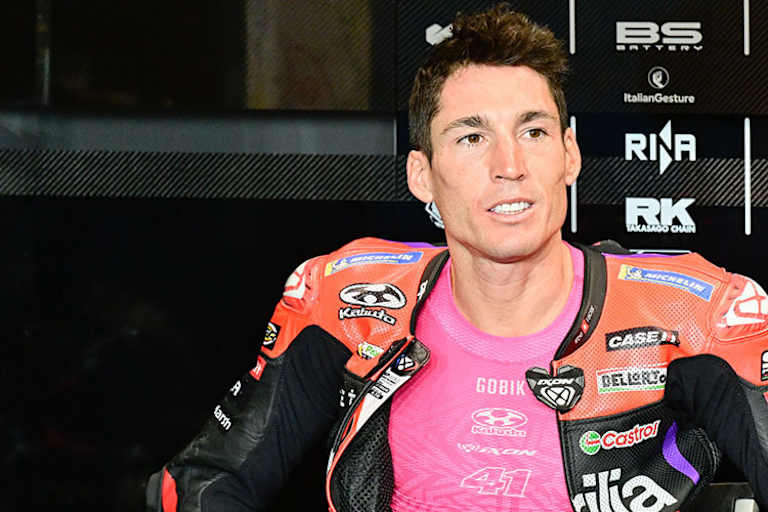 Jungbrunnen Geschwindigkeit: Aleix Espargaró fliegt beim Katar-Test.