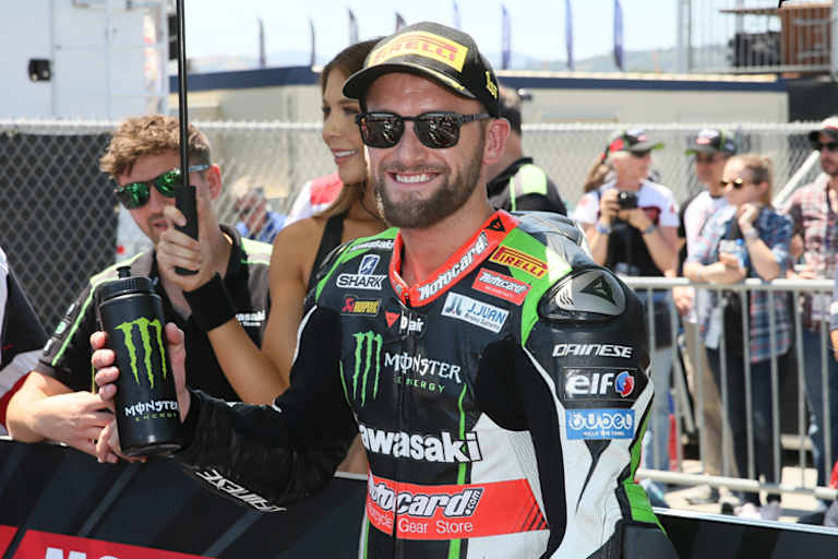 Kawasaki-Werksfahrer Tom Sykes