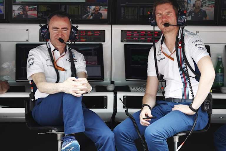 Williams-Technikchef Paddy Lowe (links) mit Chefingenieur Rob Smedley