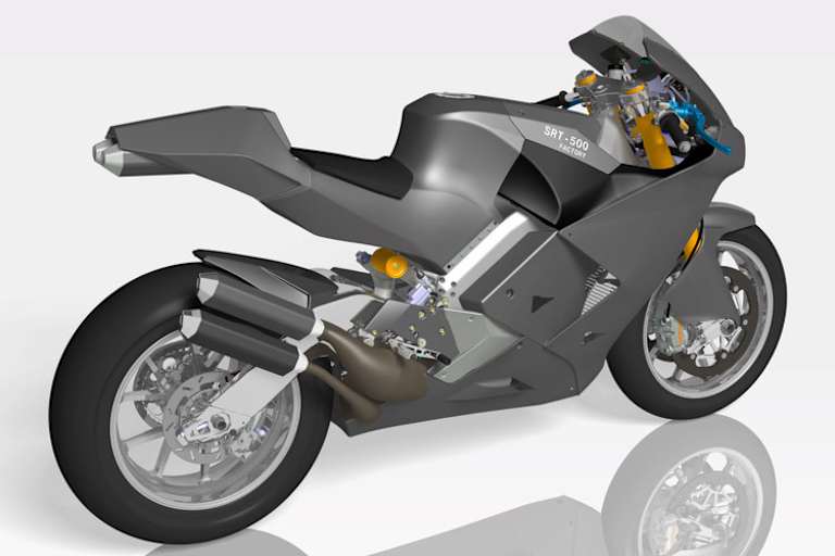 Die 500-ccm-Zweitakt-Maschine von SRT