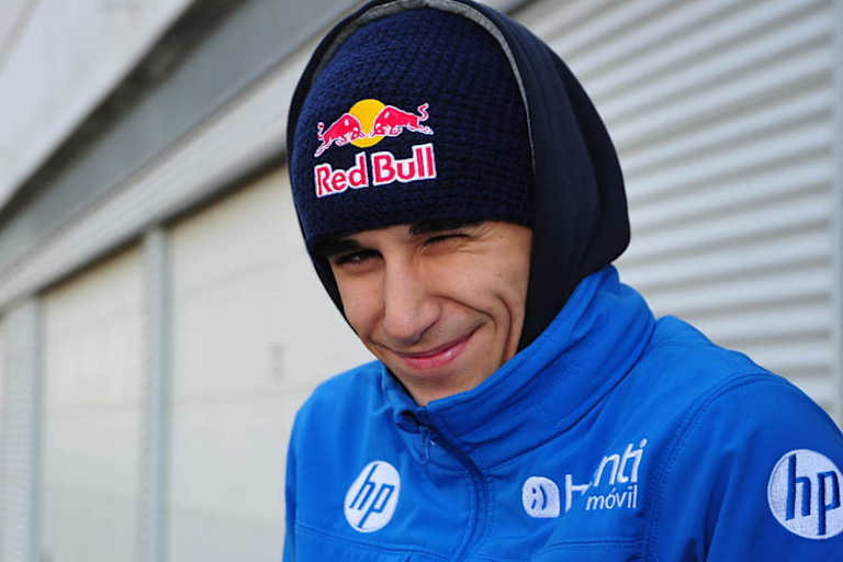 Luis Salom beim Test in Almeria