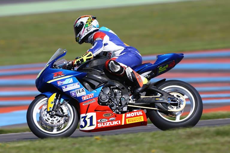 Sarah Heide testet mit Suzuki Laux