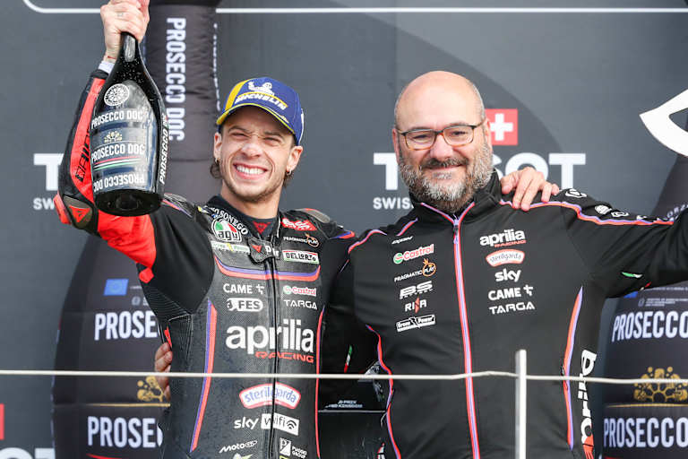 Marco Bezzecchi begeistert Aprilia-Stratege Fabiano Sterlacchini