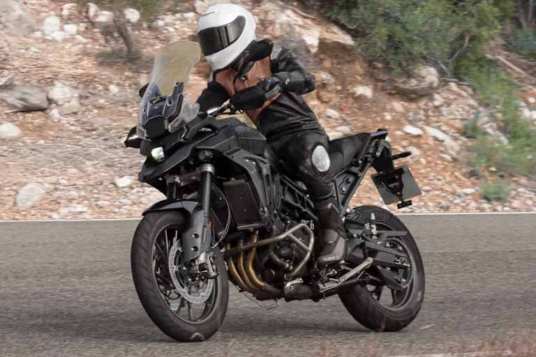 Prototyp der neuen Triumph Tiger 950
