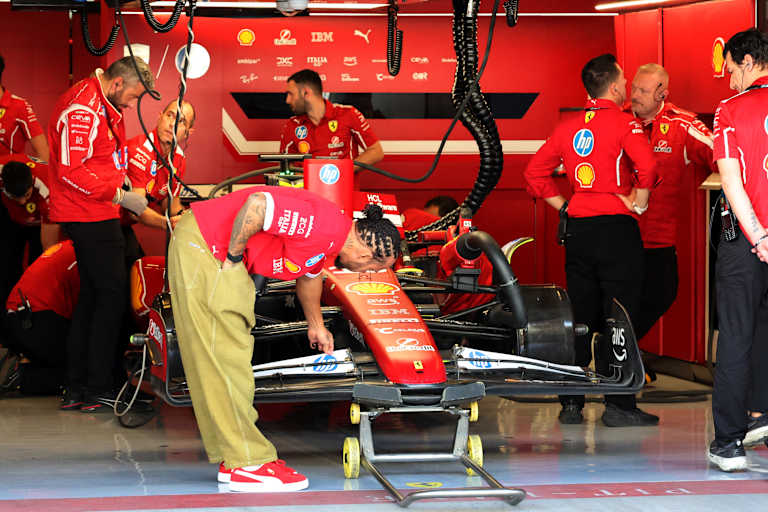 Ferrari-Star Lewis Hamilton