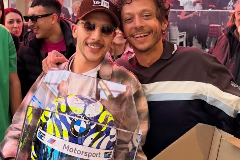 Andrea Migno erhielt von Valentino Rossi ein ganz besonderes Geschenk