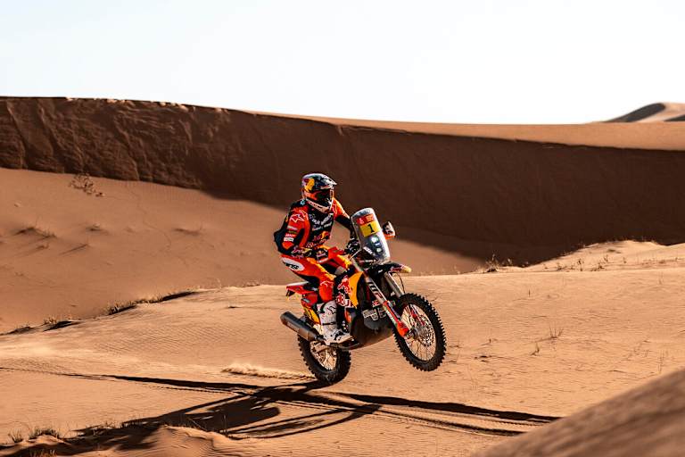 Daniel Sanders (KTM) ist erneut Dakar-Leader