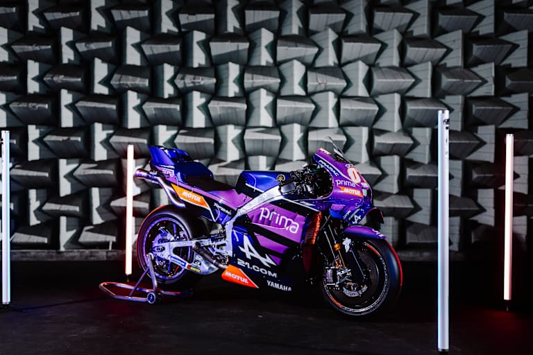 Die Yamaha M1 mit V4-Motor