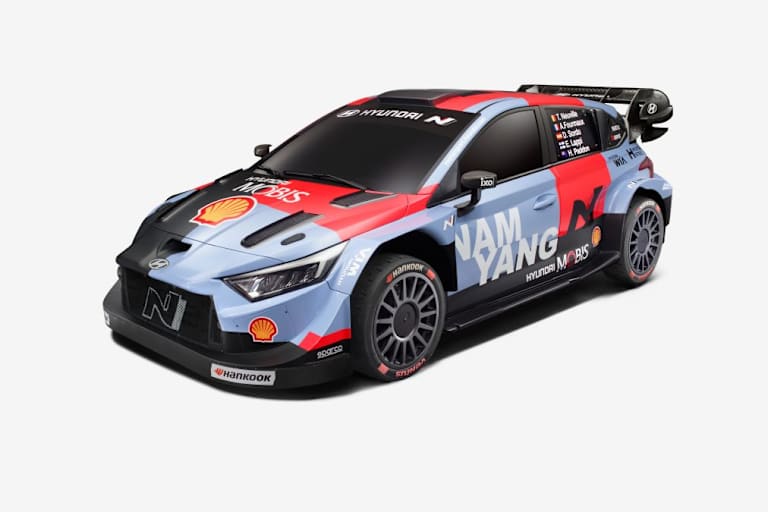 Hyundai i20 N Rally1 im neuen Design für 2026 