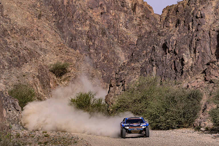 Mattias Ekström/Emil Bergkvist (Ford) im Gesamtklassement auf Platz 4