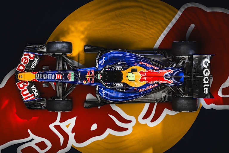 Blaue Göttin: Der Red Bull Racing-Renner hat einen neuen Blauton bekommen