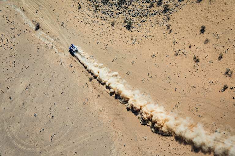 Die Ford-Piloten Nani Roma/Lucas Cruz in der Zwischenwertung auf Position 2