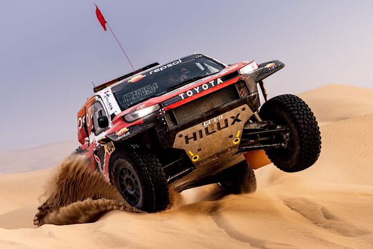 Toby Price/Armand Monleon  am Ende die bestplatzierten Toyota-Piloten