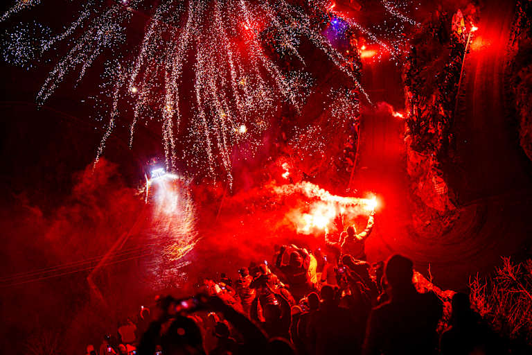 Die Rallye Monte Carlo bietet auch abseits der Pisten ein tolles Spektakel