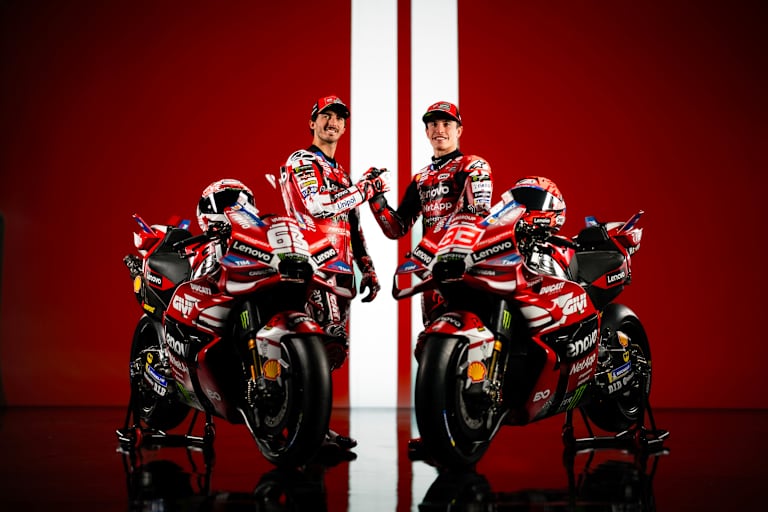 Pecco Bagnaia und Marc Marquez