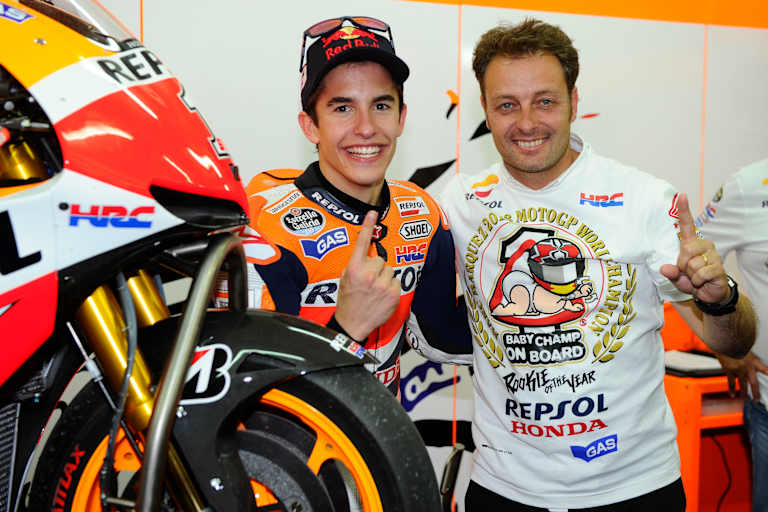 Zusammen feierten Marc Marquez und Emilio Alzamora zahlreiche Erfolge