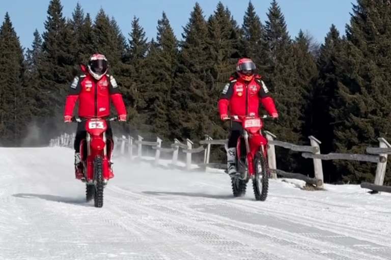 Sie können es nicht lassen: Marc Marquez und Pecco Bagnaia am Gas