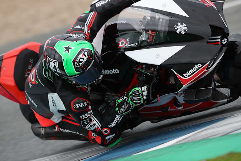 Sofort schnell: Alex Lowes auf Bimota