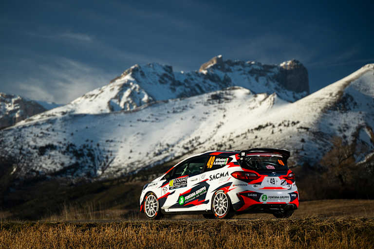 Die Überraschung am Finaltag: Matteo Fontana gewann im WRC3-Ford zwei WPs