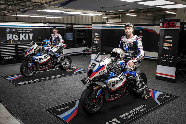 Miguel Oliveira und Danilo Petrucci mit ihren 2026er-BMWs