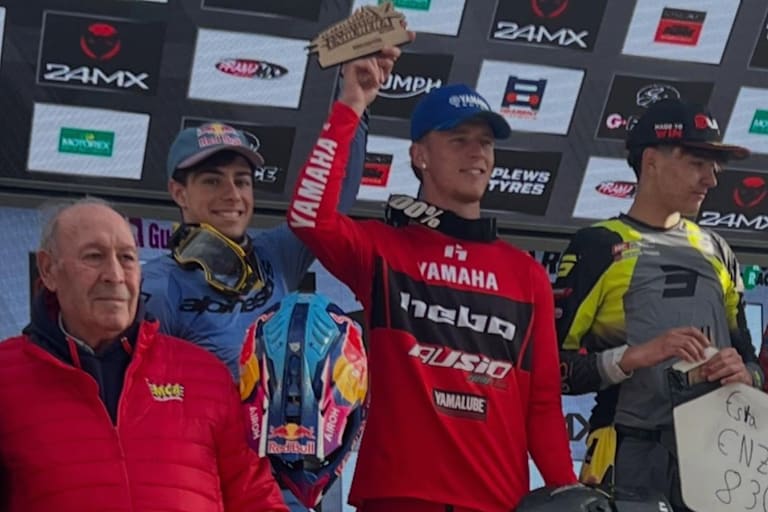 David Alonso belegte mit Motocross-Profi Samuel Nilsson Rang 2