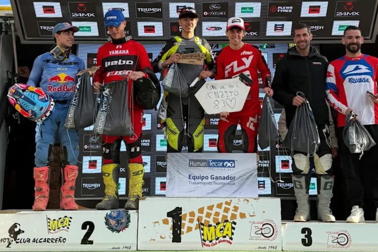David Alonso belegte mit Motocross-Profi Samuel Nilsson Rang 2