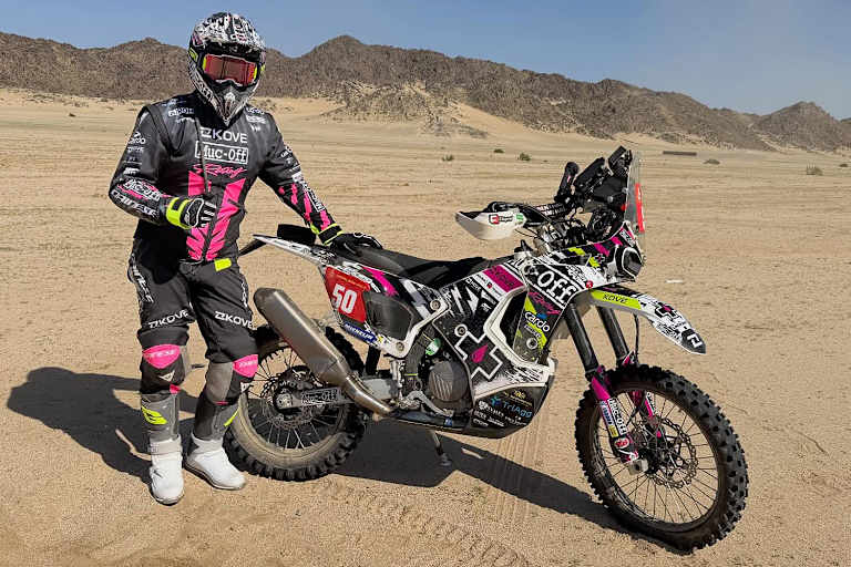 James Hillier vor Start zur Dakar-Rallye