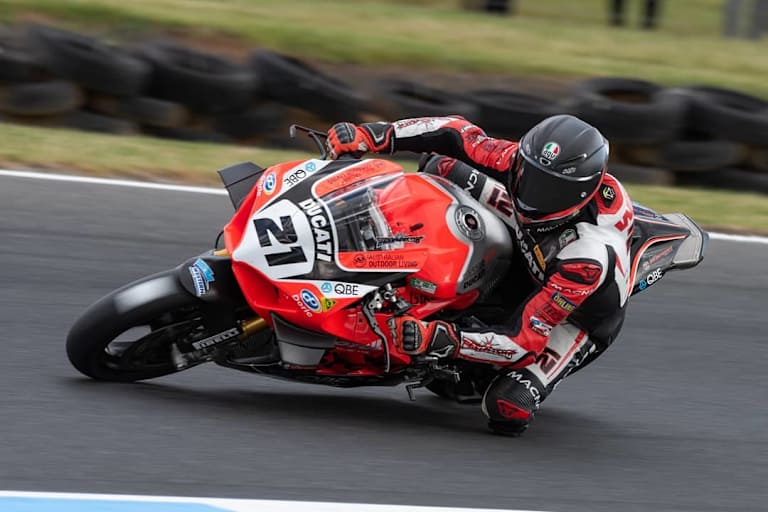 Vor einigen Jahren startete Troy Bayliss für Desmosport-Ducati in der ASBK