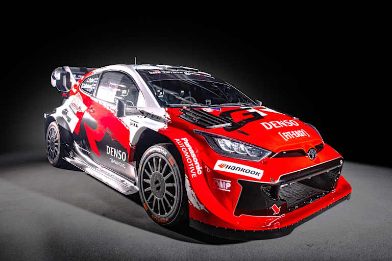 Der Toyota GR Yaris-Rally1 in neuem Farbenkleid 