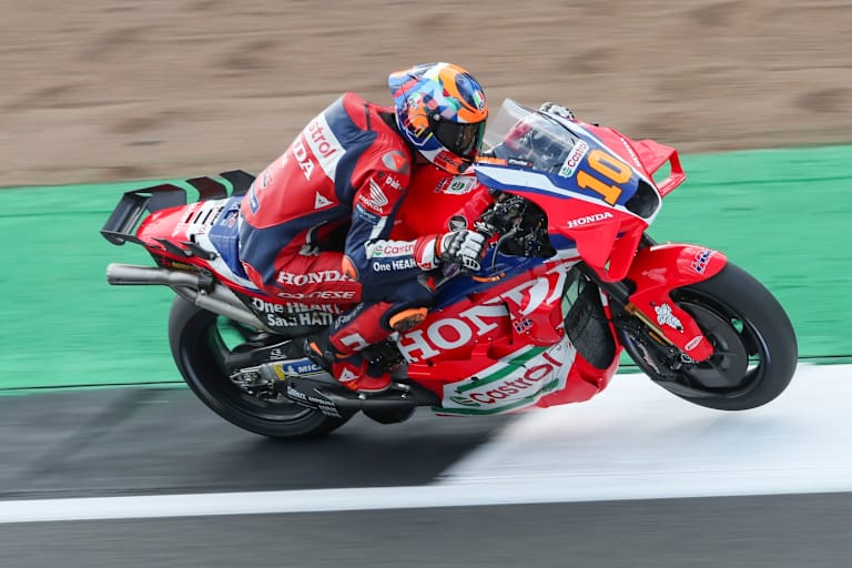 Zurück im Geschäft: Honda-Werksfahrer Luca Marini