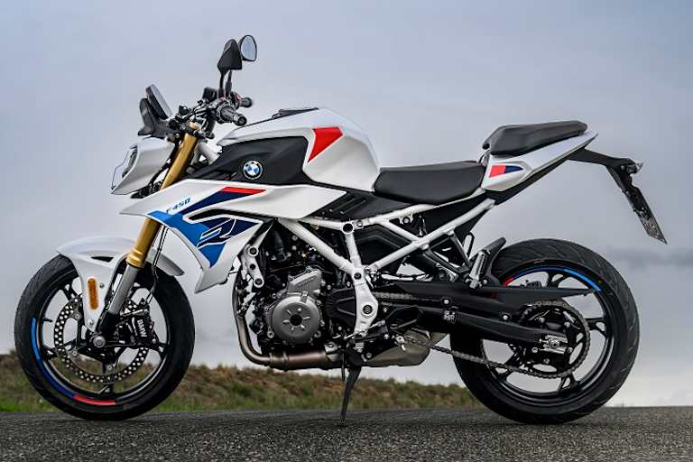 Unverkennbar die kleine Schwester der mächtigen BMW S1000R
