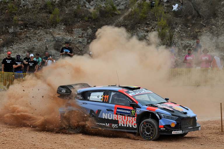 Thierry Neuville im Hyundai zum Auftakt bester Nicht-Toyota