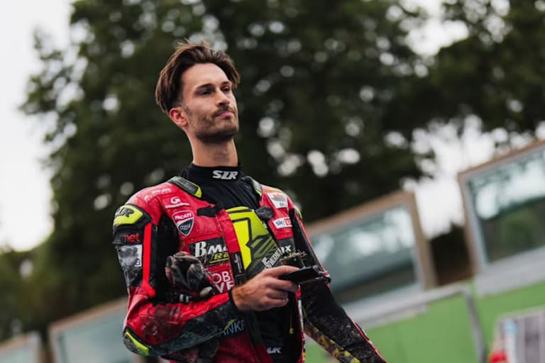 Lukas Tulovic kurz nach dem Crash