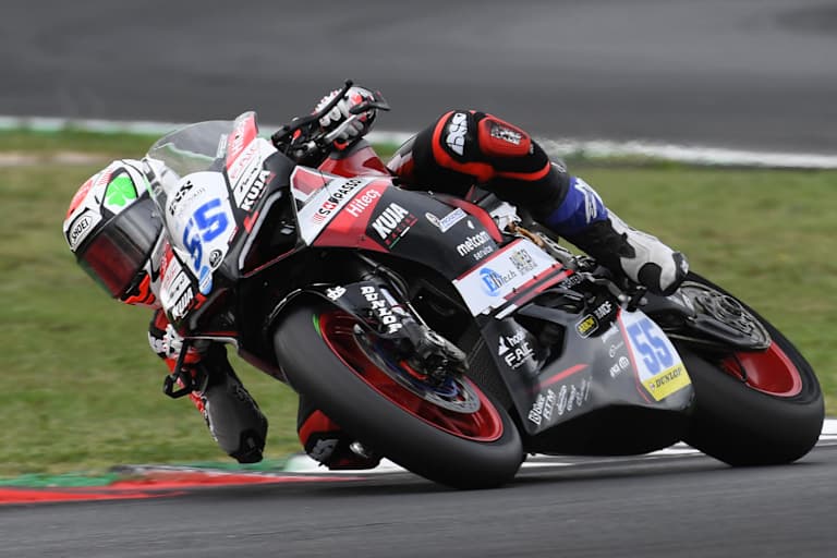 Noah Dettwiler auf der Supersport-Ducati von Kuja Racing