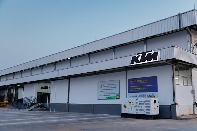 KTM-Werk Brasilien: Jahreskapazität 10.000 Motorräder oder mehr