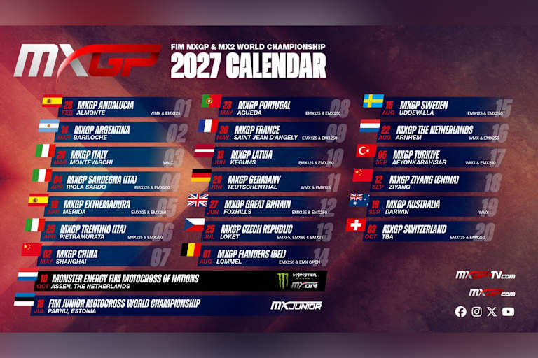 Der provisorische Kalender für 2027