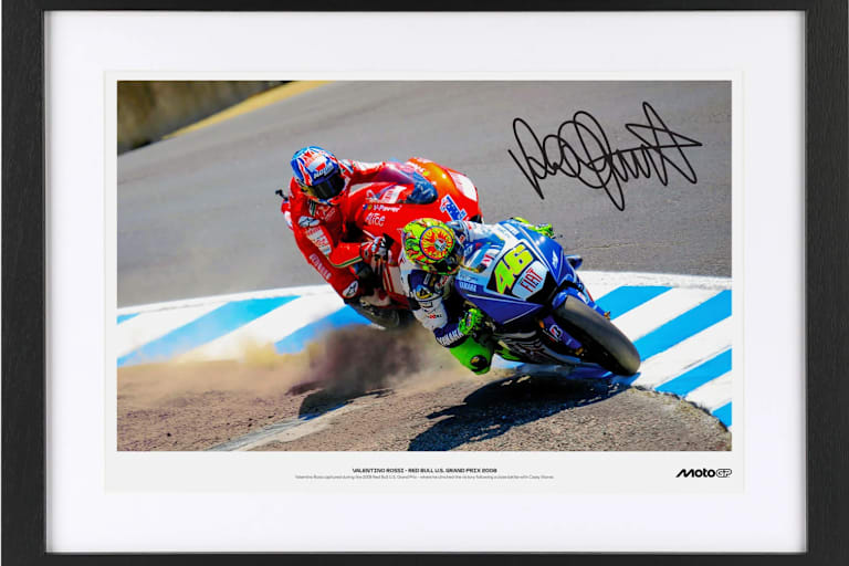 Das legendäre Duell zwischen Rossi und Stoner in Laguna Seca