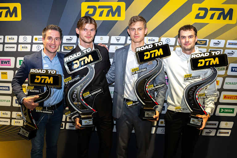 Michael Schrey, Finn Zulauf, Denny Berndt und Lachlan Robinson (v.l.n.r.)