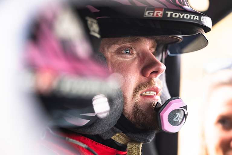 Knapp am WM-Titel vorgerutscht, aber auf Sardinien vorne: Oliver Solberg